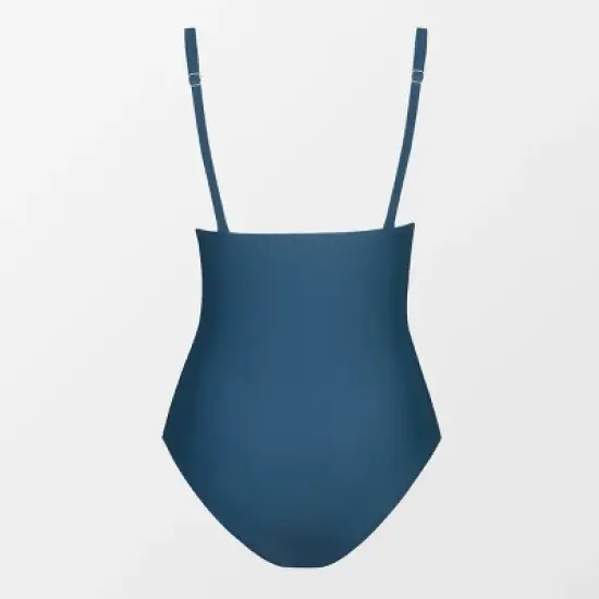 Women's Side Smocked One Piece Swimsuit - Cupshe image {2}