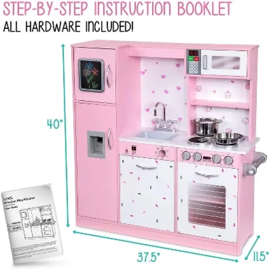 Lil Jumbl Play Kitchen Set for Kids, Toddler Kitchen Playset image {3}
