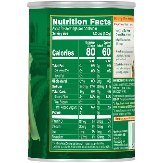 Del Monte Sweet Peas image {1}