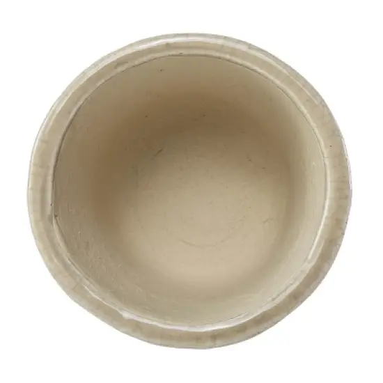 Gray Top Dipped Terracotta Planter - Foreside Home & Garden image {2}