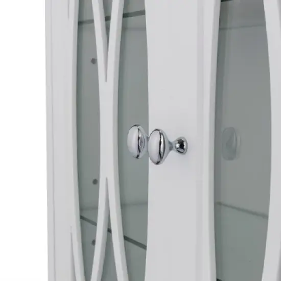 Florence Two Door Removable Wall Cabinet White - Teamson Home image {3}