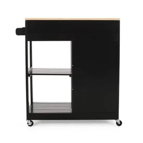 Telfair Kitchen Cart with Wheels - Christopher Knight Home image {5}
