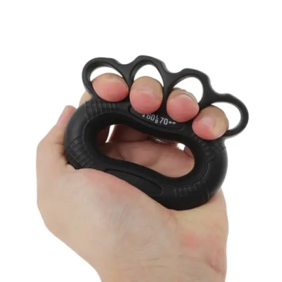Unique Bargains Finger Ring Hand Grip Strengthener 1 Pc image {3}