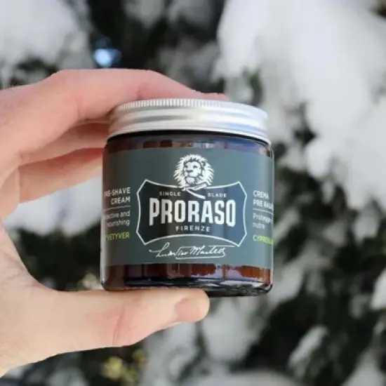 Proraso Cypress & Vetyver Pre Shave Cream | High-Performance Formulas | For Single-Blade Razor | Extra-Rich Formulas - (3.6 oz) image {3}