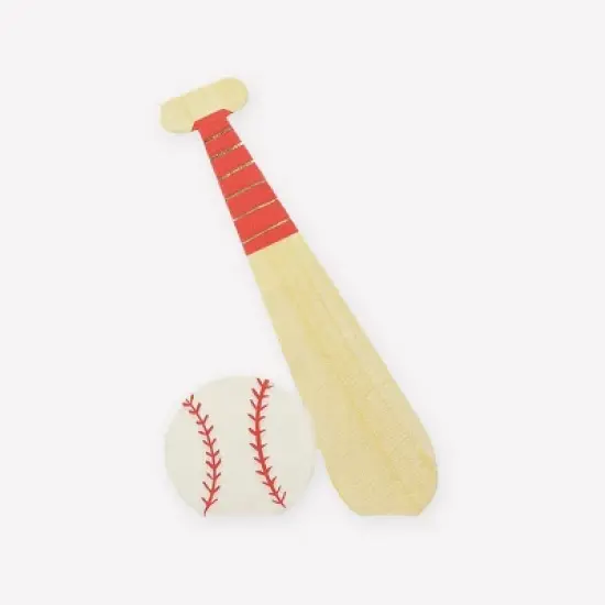 Meri Meri Baseball Napkins (Pack of 16) image {3}