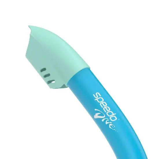Speedo Junior Mask Snorkel Set - Blue/Teal: Ideal for Ages 6-14, Polycarbonate & Silicone image {4}