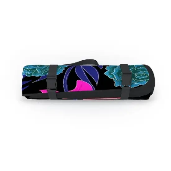 Schatzi Brown Heidi Garden Midnight Picnic Blanket - Deny Designs image {1}