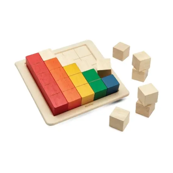 Plantoys| Colored Counting Blocks - Unit Plus image {1}