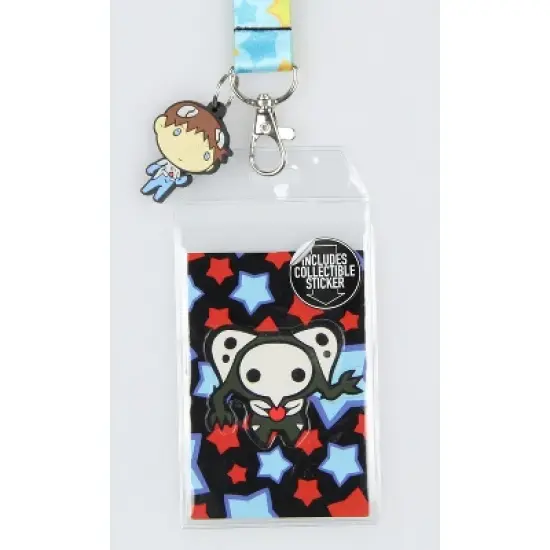 Neon Genesis Evangelion Anime ID Badge Holder Lanyard w/ Rubber Pendant image {2}