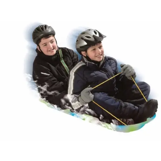 Emsco ESP Day Glow 48" Sno Twin Toboggan TwoRider Sled 3pk image {5}