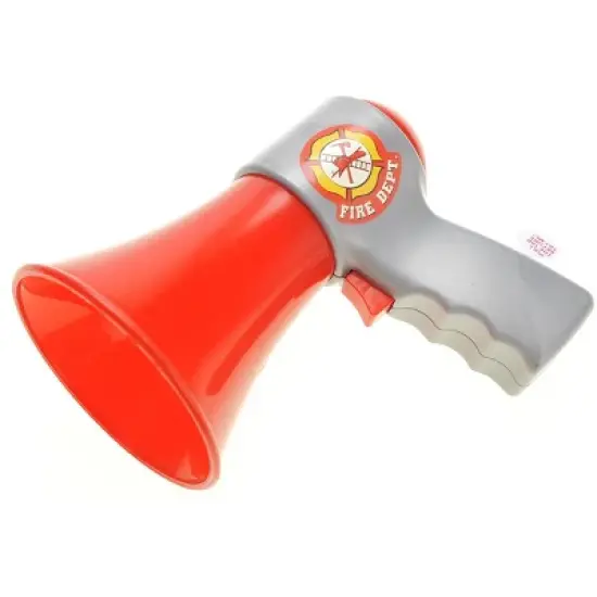 JuzToys Fireman Hat and Accessories Play Set for Kids &ndash; Firefighter Helmet, Fire Extinguisher, Microphone, Role Play Fire Chief Starter Toy &ndash; Red image {7}