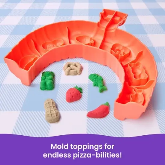 Kinetic Sand Squish Pizza Playset image {5}