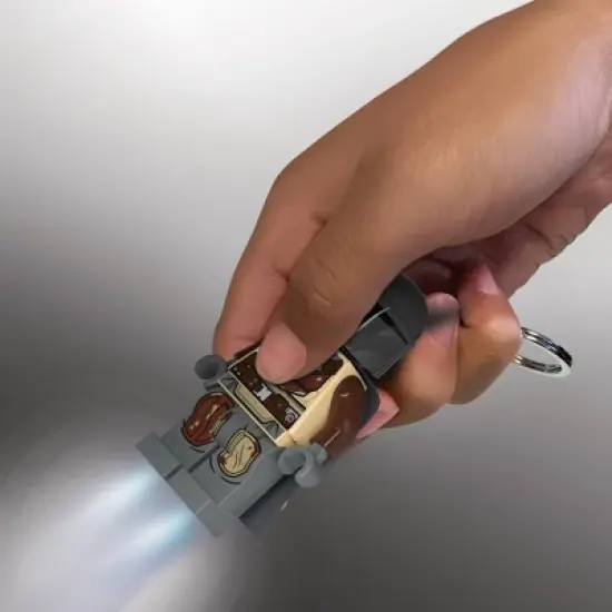 LEGO Star Wars Lightsaber Gel Pen Black Ink with Mandalorian Bag Tag and Keychain Gift Set image {12}