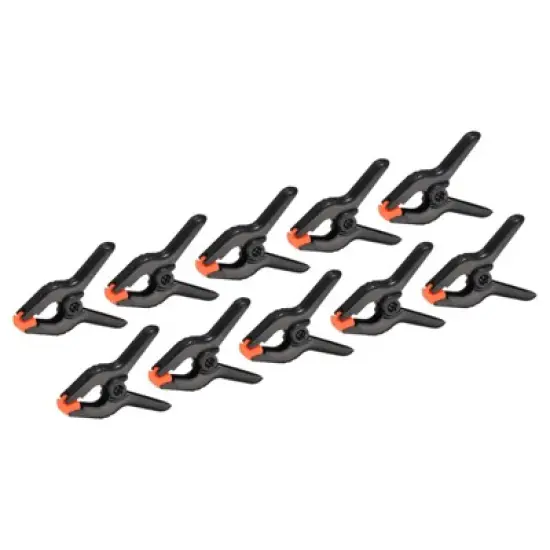 Unique Bargains Plastic Flexible Anti-slip DIY Project Craft Spring Clamps 10 Pcs image {4}