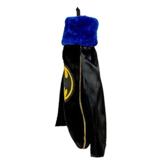 Kurt Adler Batman Applique Christmas Stocking w/ Cape, 19" image {1}