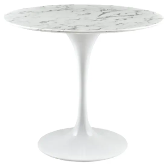Lippa Round Artificial Marble Dining Table - Modway image {6}