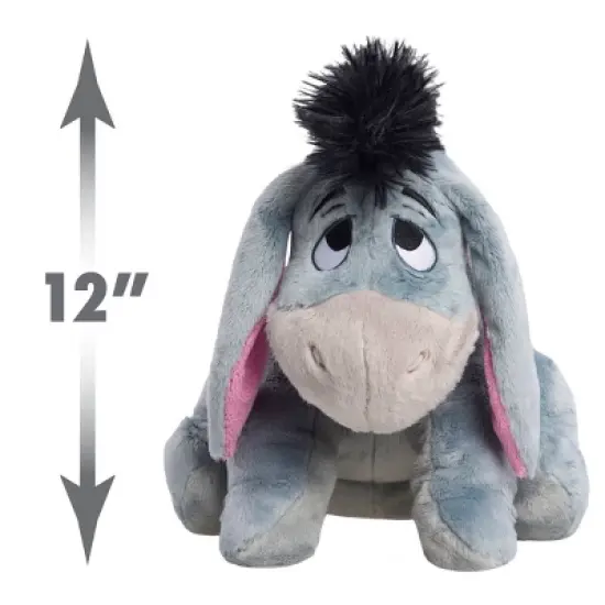 Disney Eeyore Plush: Polyester Stuffed Donkey, 12" Character Doll image {2}