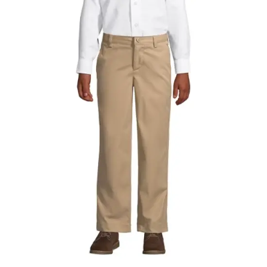 Lands' End Lands' End School Uniform Boys Iron Knee Active Chino Pants image {2}