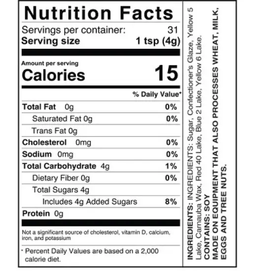 Mystic Sprinkles Antique Gold Sanding Sugar 4.4oz image {4}