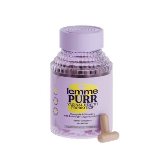 Lemme Purr Vaginal Probitoic Vegan Capsules - 60ct image {7}