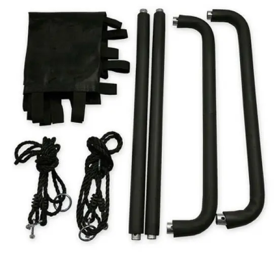 HearthSong - Mega Mat Rectangular Platform Tree Swing for Kids with Thick, Webbed Matting and Steel Frame image {7}