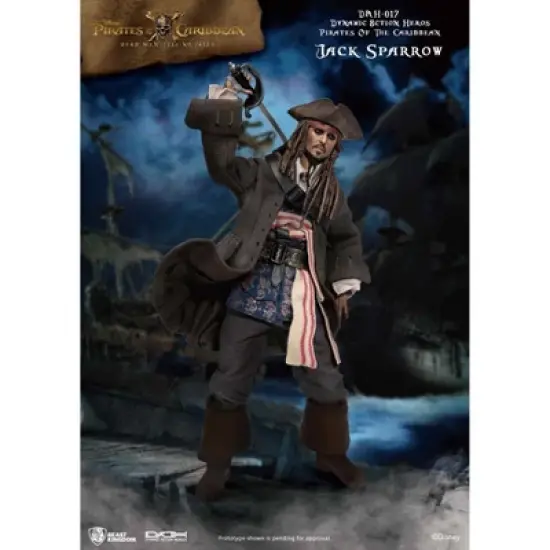 Disney Pirates of the Caribbean: Cap Jack Sparrow (Dynamic 8ction Hero) image {2}