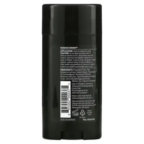 Herban Cowboy Dusk Maximum Protection Deodorant - 2.8 oz image {1}