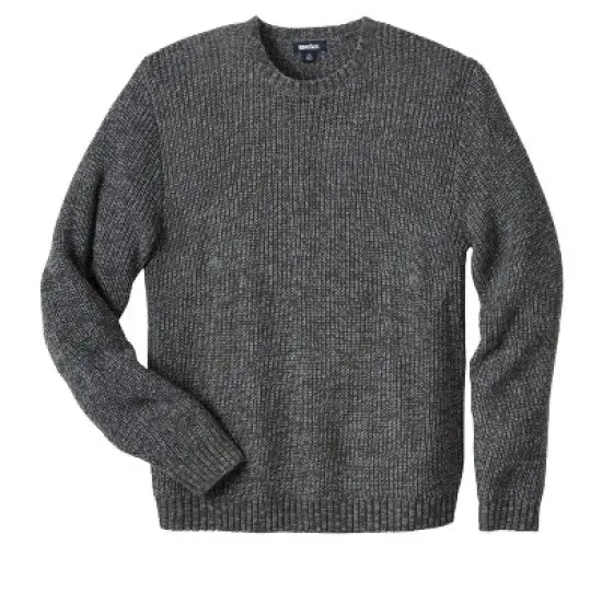 KingSize Men's Big & Tall Shaker Knit Crewneck Sweater image {9}