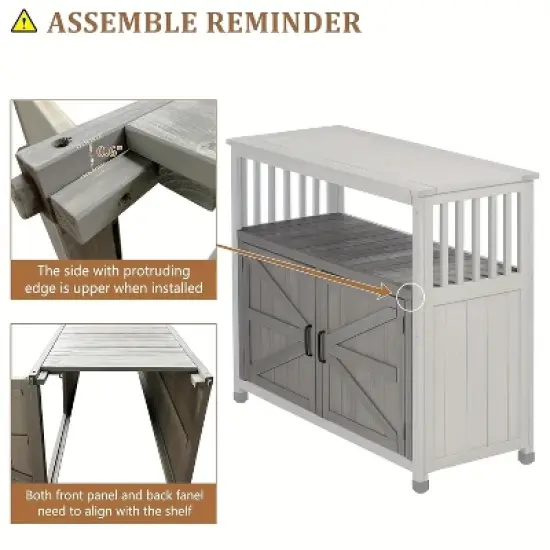 Whisen Wooden Bar Table Set with Storage image {3}