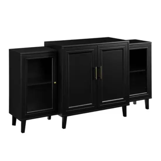 62" 4 Door Tiered Modern Sideboard - Saracina Home image {4}