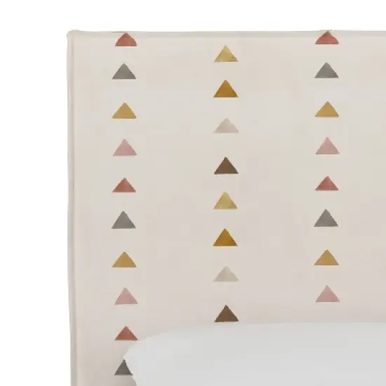 French Seam Slipcover Headboard Peak Mustard - Cloth & Company image {3}