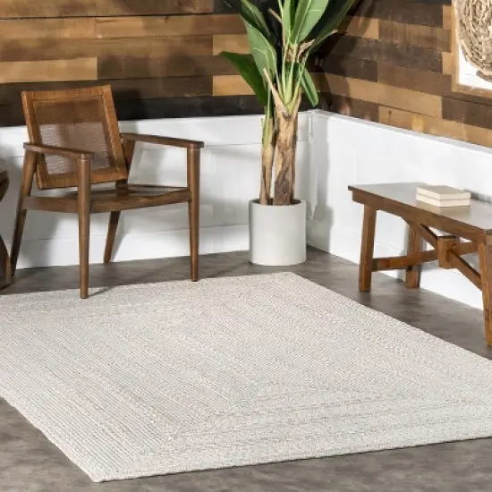 nuLOOM Rowan Braided Texture Indoor/Outdoor Area Rug image {1}