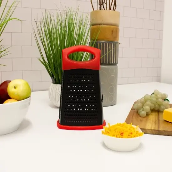 BergHOFF CooknCo 10" Non-Stick Grater, Red & Black image {4}