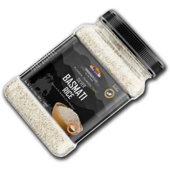 Silver White Basmati Rice Extra Long - 32oz (2lbs) PET Jar - Rani Brand Authentic Indian Products image {8}