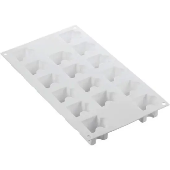 Silikomart Puzzle Silicone Mold Inch x Inch x Inch High (1.65x1.33 x 1.10"H, 16 Cav.) image {1}