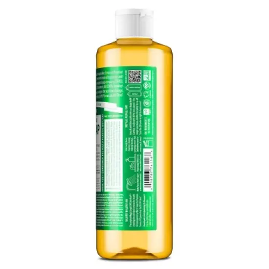 Dr. Bronner's Magic Pure Castile Liquid Soap Bodywash - Almond - 16 fl oz image {1}