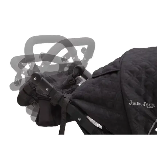 Jeep Cross-Country Sport Plus Stroller Jogger by Delta Children - Charcoal Galaxy image {7}