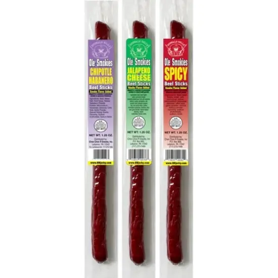 Buffalo Bills 15-ct Assorted Hot Ole Smokies (Beef Sticks) - Two 15-ct Tubs image {2}