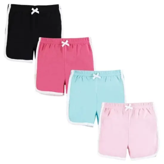 Hudson Baby Girl Shorts Bottoms 4-Pack, Mint image {10}