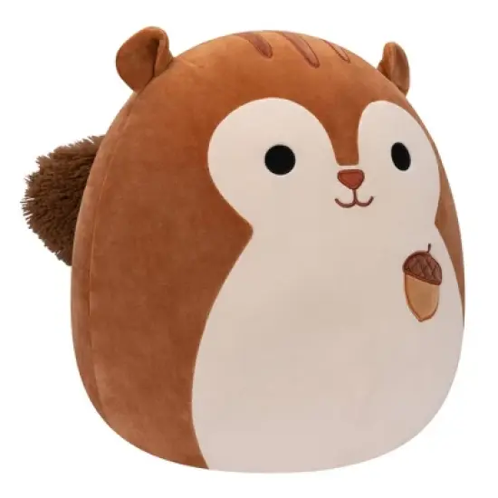 Squishmallows 16" Sawyer the Brown Squirrel with Acorn Plush Toy image {2}