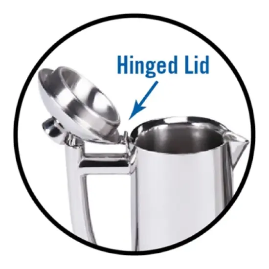 Frieling Premium Insulated Platinum Beverage Server, Sleek Polished finish, 41 fl. oz. image {1}
