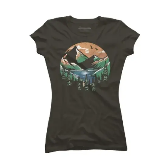 Junior's Design By Humans Happiness Place By orangedan T-Shirt image {5}