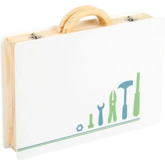 Small Foot Wooden Toys Premium Nordic Toolbox Playset image {3}