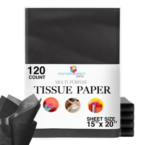 Crown Display Tissue Paper 15" x 20" Packing Paper for Gifts - 120 Count image {8}