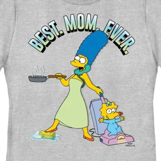Women's The Simpsons Marge Best. Mom. Ever. T-Shirt image {1}