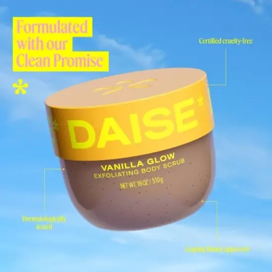 DAISE Vanilla Exfoliating Body Scrub - 18oz image {3}