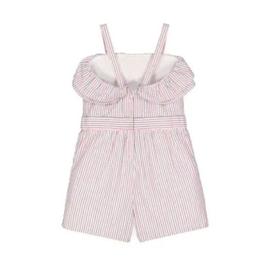 Hope & Henry Girls' Ruffle Edge Romper, Infant image {3}