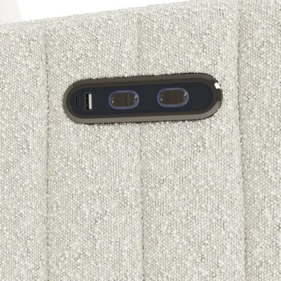 Storkcraft Kyoto Power Recliner Swivel Glider with Dual USB Charging image {11}