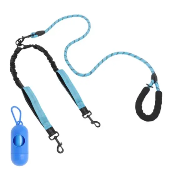 Unique Bargains Double Dog Leash for Two Dogs 1 Set image {6}