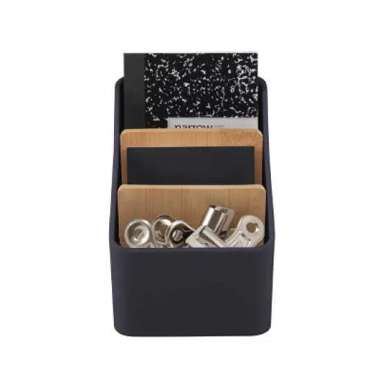 Thinkspace 3 Compartment Storage Black image {5}